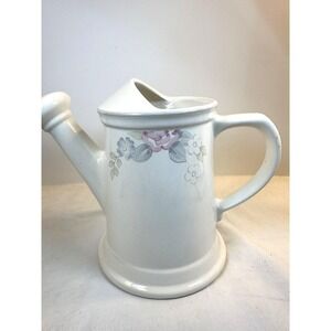 Vintage Pfaltzgraff Wyndham Stoneware Watering Can Vase Planter Utensil Holder
